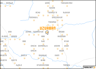 map of Uzuaban