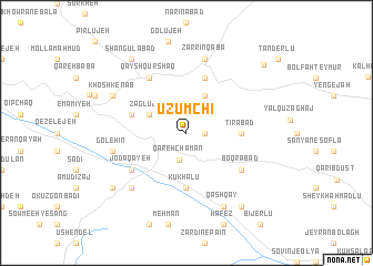 map of Ūzūmchī