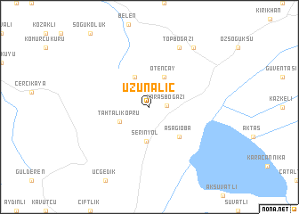 map of Uzunaliç