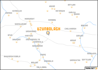 map of Ūzūn Bolāgh