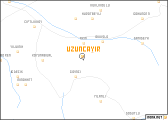 map of Uzunçayır