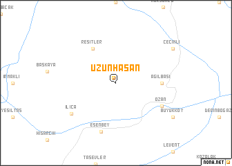 map of Uzunhasan