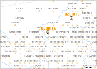 map of Uzunite