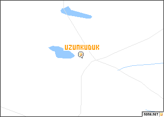 map of Uzunkuduk