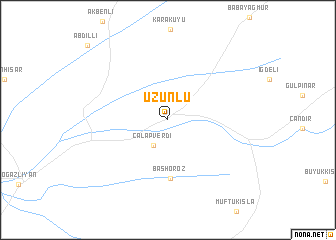 map of Uzunlu