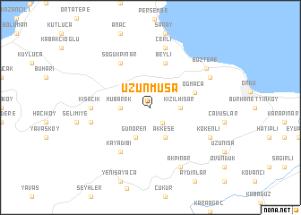 map of Uzunmusa