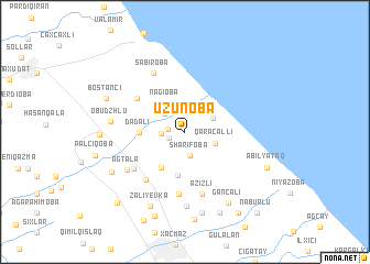 map of Uzunoba