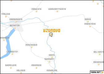 map of Uzunovo