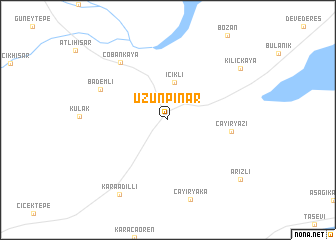 map of Uzunpınar