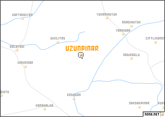 map of Uzunpınar