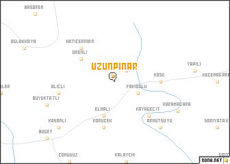 map of Uzunpınar