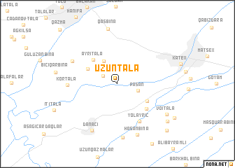 map of Uzuntala