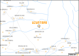 map of Uzuntǝpǝ