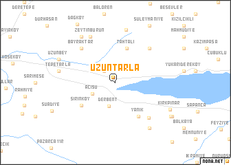 map of Uzuntarla