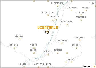 map of Uzuntarla