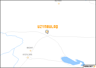 map of Uzynbulaq