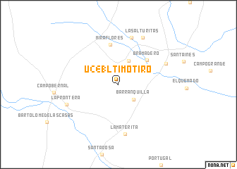 map of U(241)ltimo Tiro