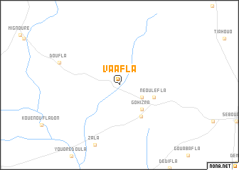 map of Vaafla