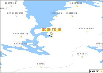 map of Vaahtava