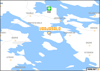 map of Vaajasalo