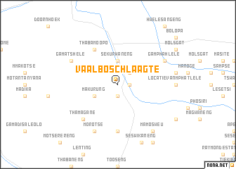 map of Vaalboschlaagte