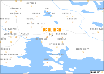 map of Vaalimaa