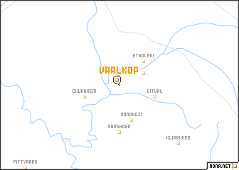 map of Vaalkop