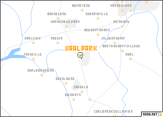 map of Vaalpark