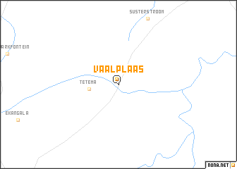 map of Vaalplaas