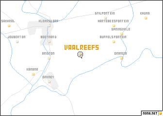 map of Vaal Reefs