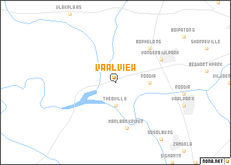 map of Vaalview