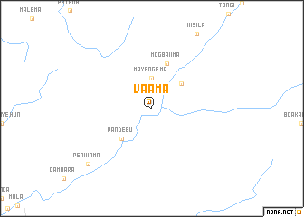 map of Vaama