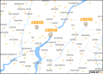 map of Vaama