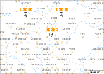 map of Vaama