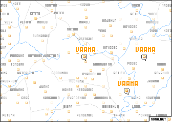 map of Vaama