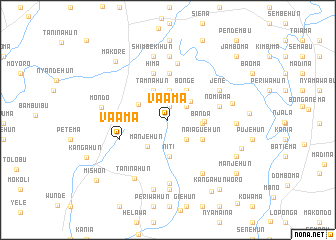 map of Vaama