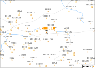 map of Väändla