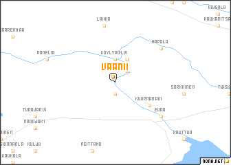 map of Vaanii