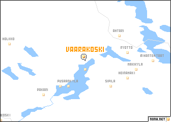 map of Vääräkoski