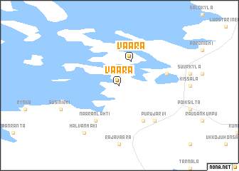 Vaara (Finland) map 