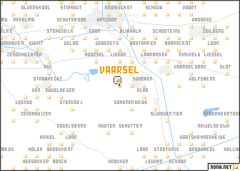 map of Vaarsel