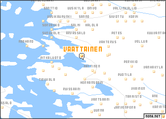 map of Väättäinen
