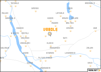 map of Vabole