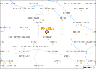 map of Vabres