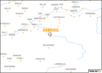 map of Vabriku