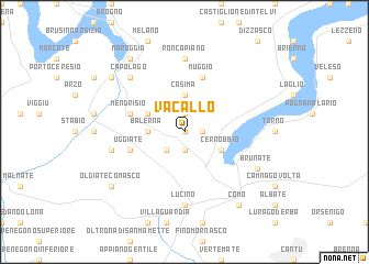 map of Vacallo