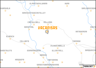 map of Vacarisas