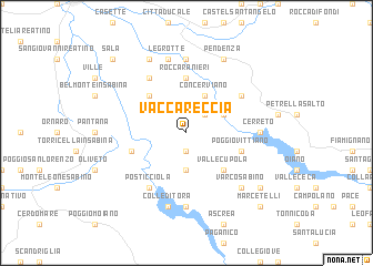 map of Vaccareccia