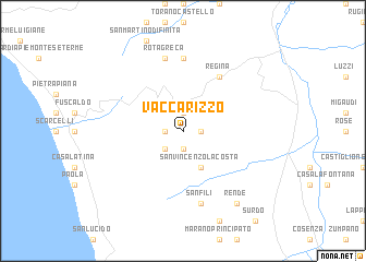 map of Vaccarizzo