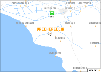 map of Vacchereccia